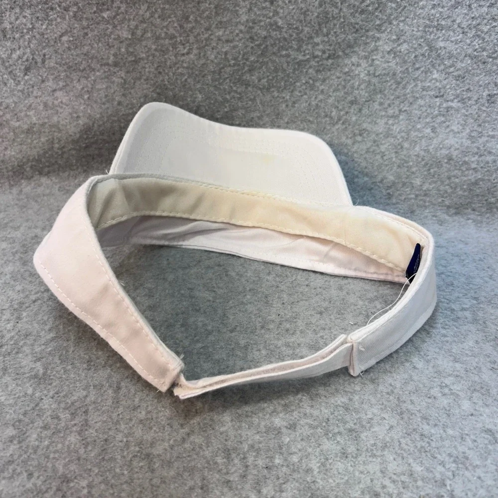 Campbells Logo Unisex White HitWear Visor Hat Adjustable OSFA